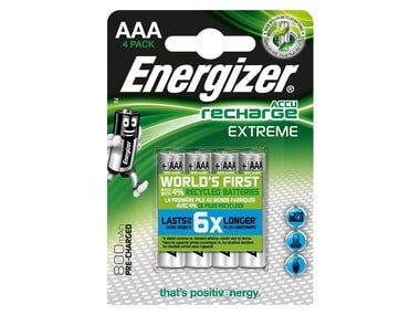 Energizer Recharge Extreme AAA 800 mAh
