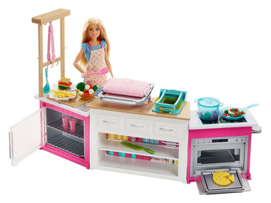Barbie Sada kuchyně snů s panenkou