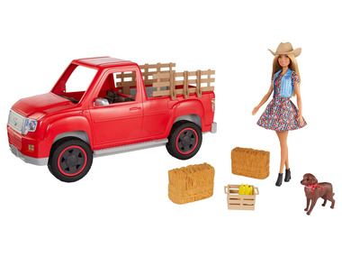 Barbie Zábava na farmě vozidlo s panenkou