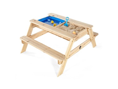 Plum® Dětský piknikový stůl s pískovištěm a bazénkem